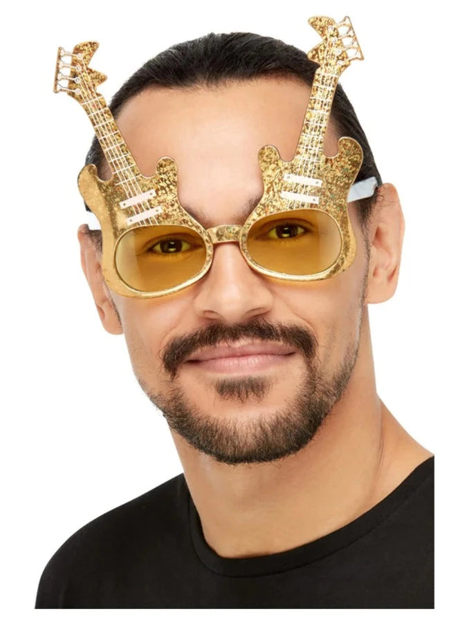 ELECTRIC GUITAR GLASSES, GOLD