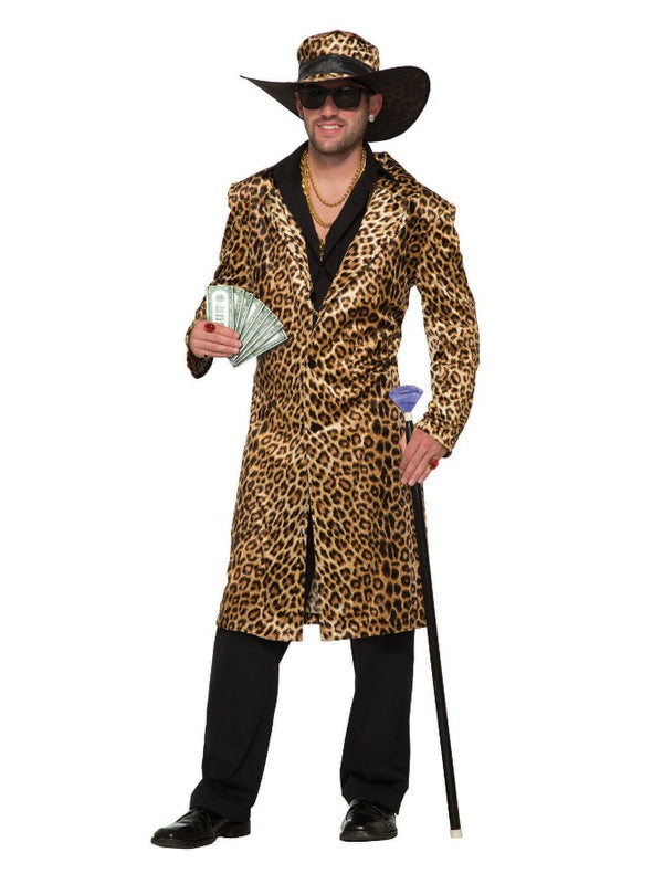 Funky Leopard Pimp Jacket And  Hat