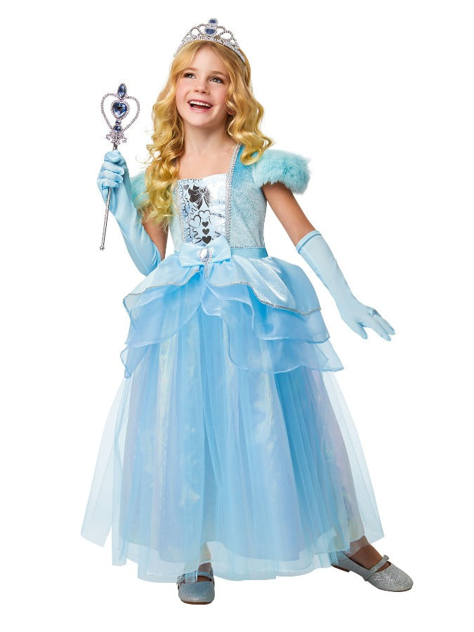 BLUE PRINCESS KIDS COSTUME