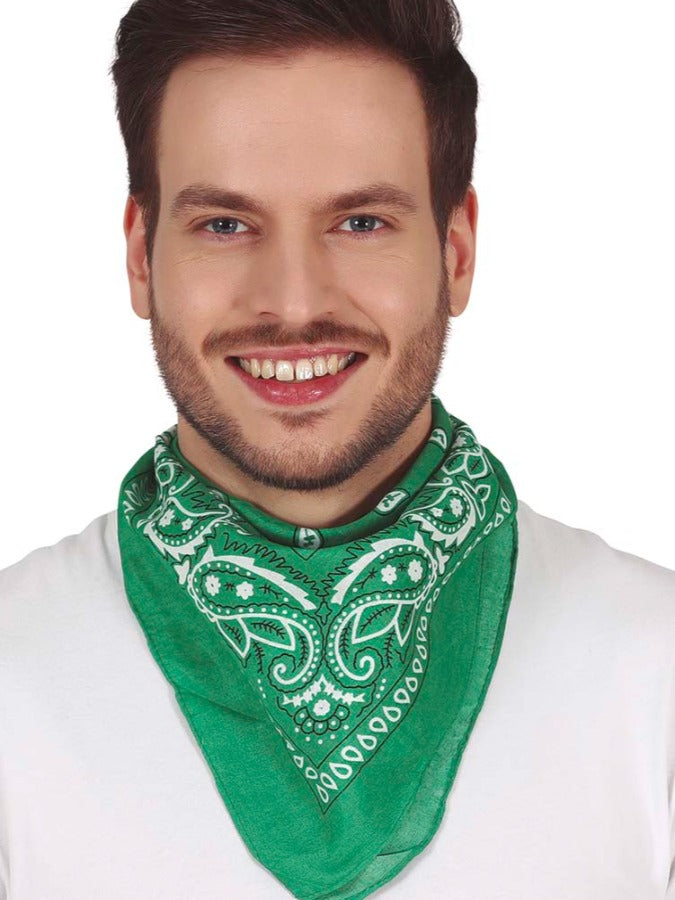 Green Cowboy Bandanna