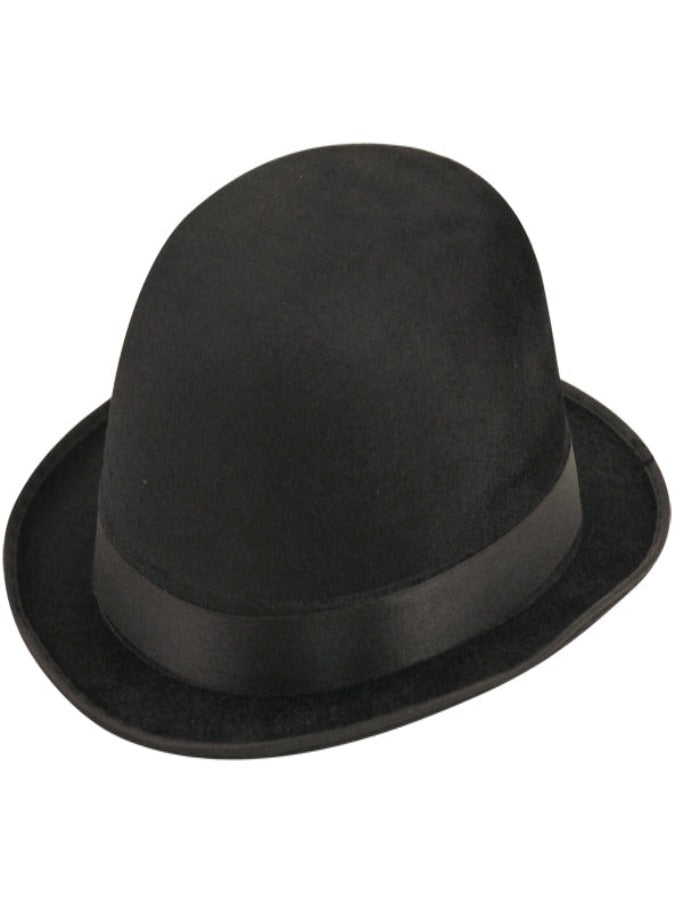 HAT BOWLER VELOUR BLACK