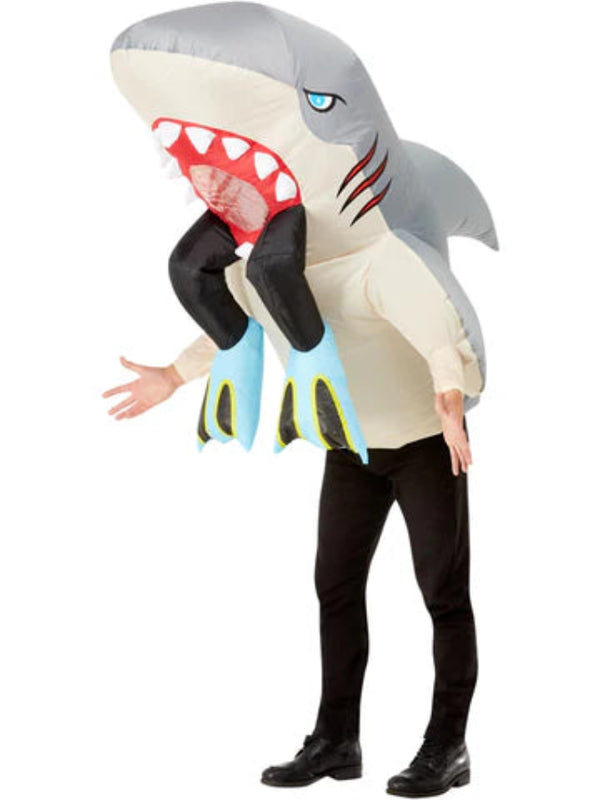 Inflatable Shark & Diver Costume,