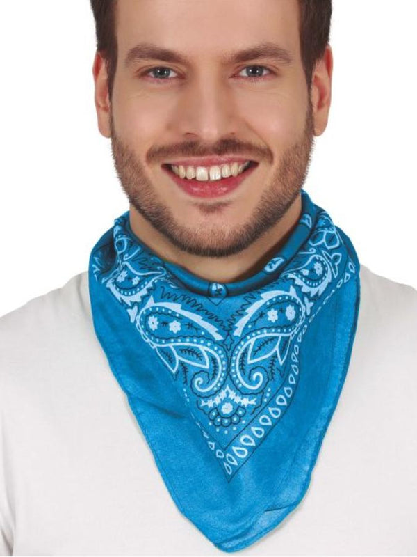 Sky Blue Cowboy Bandanna