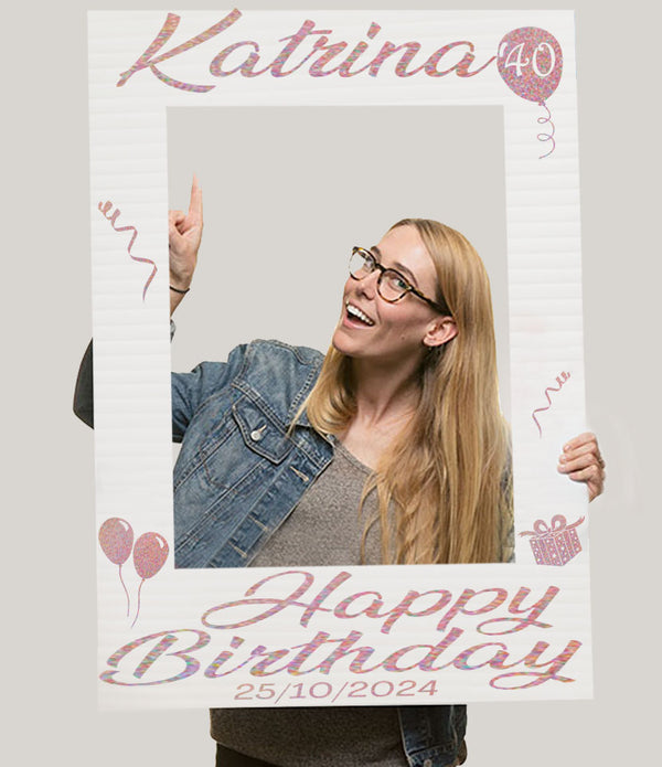 Personalised Birthday Selfie Frame