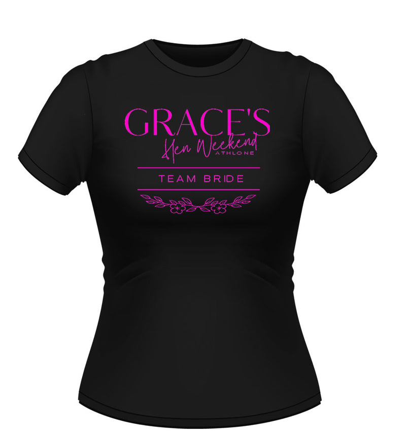 Personalised Classy Hen Party Tshirt