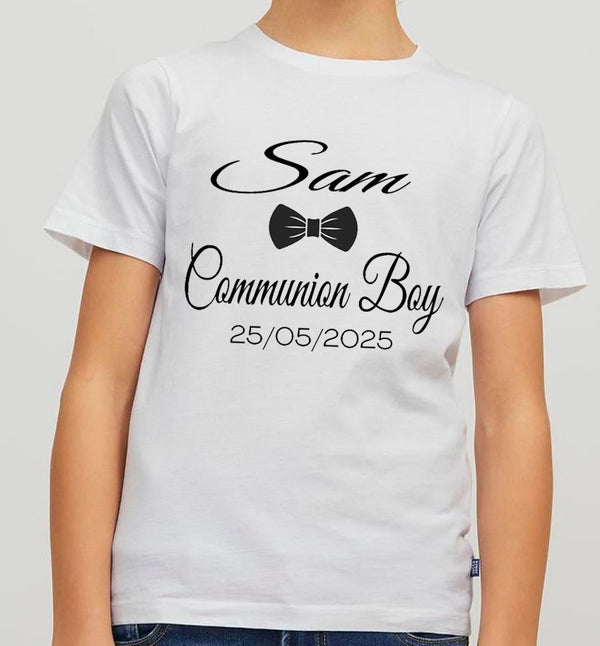 Personalised Boy Communion/Confirmation Tshirt