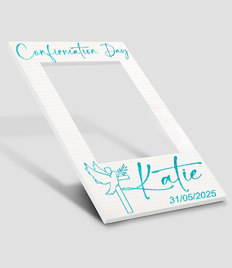 Personalised Confirmation Day Selfie Frame