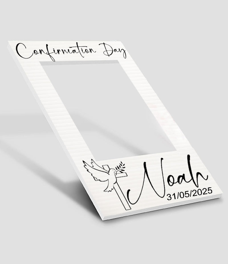 Personalised Confirmation Day Selfie Frame