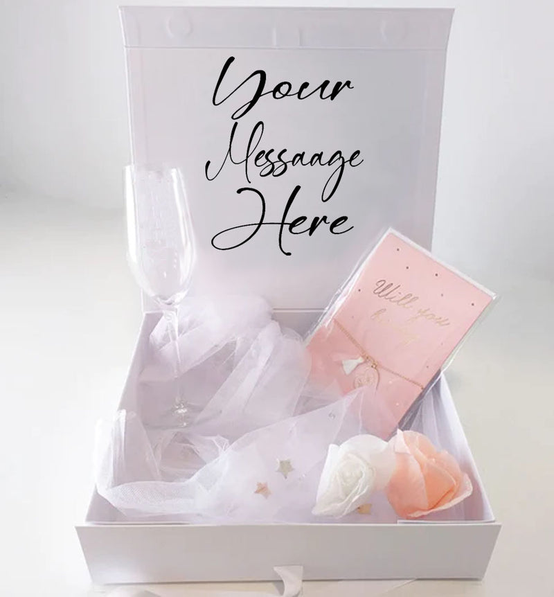 Luxury Personalised Confirmation Gift Box Script design