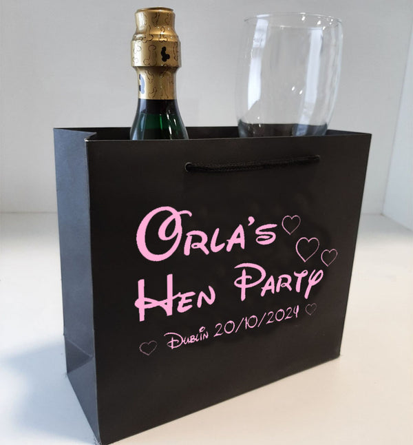 Luxury Personalised Hen Party Gift Bag