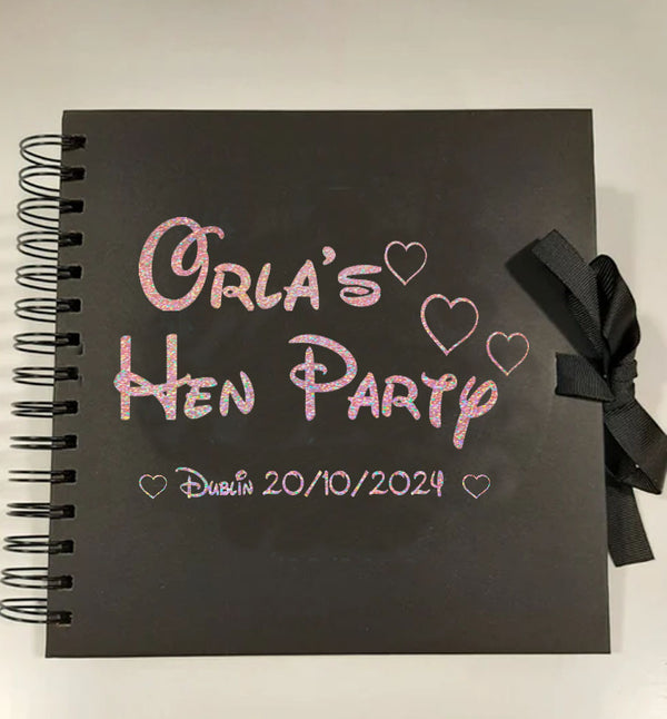 Personalised  Hen Party Memory Book