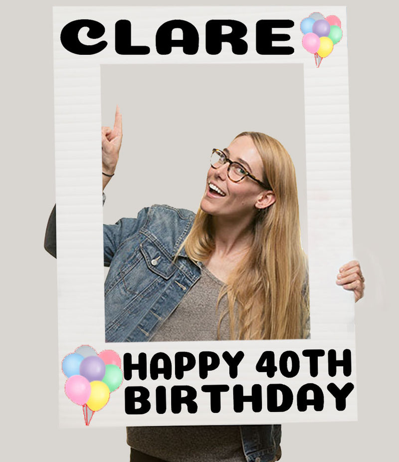 Personalised BIRTHDAY Selfie Frame