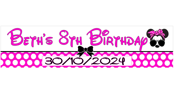 personalised Birthday Party Banner