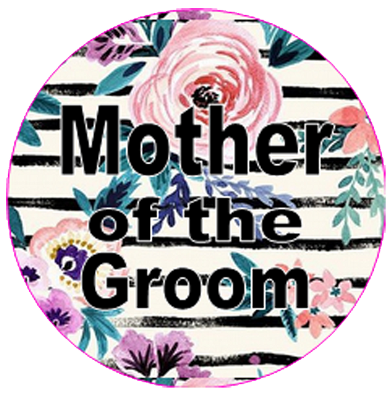 Floral Design Mother of the Groom Badge