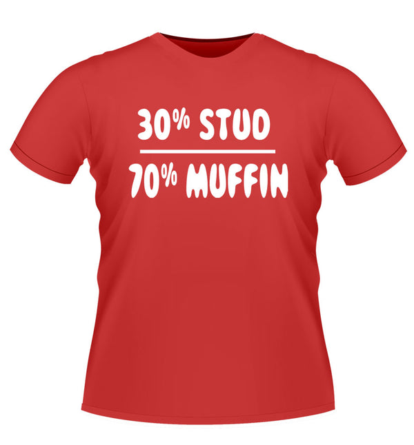 Funny STUD MUFFIN Novelty Tshirt