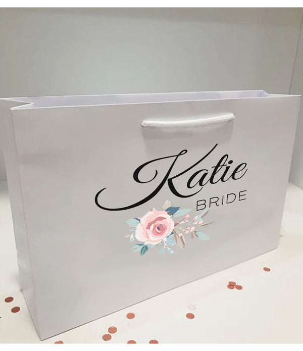Luxury Personalised Bride Gift Bag