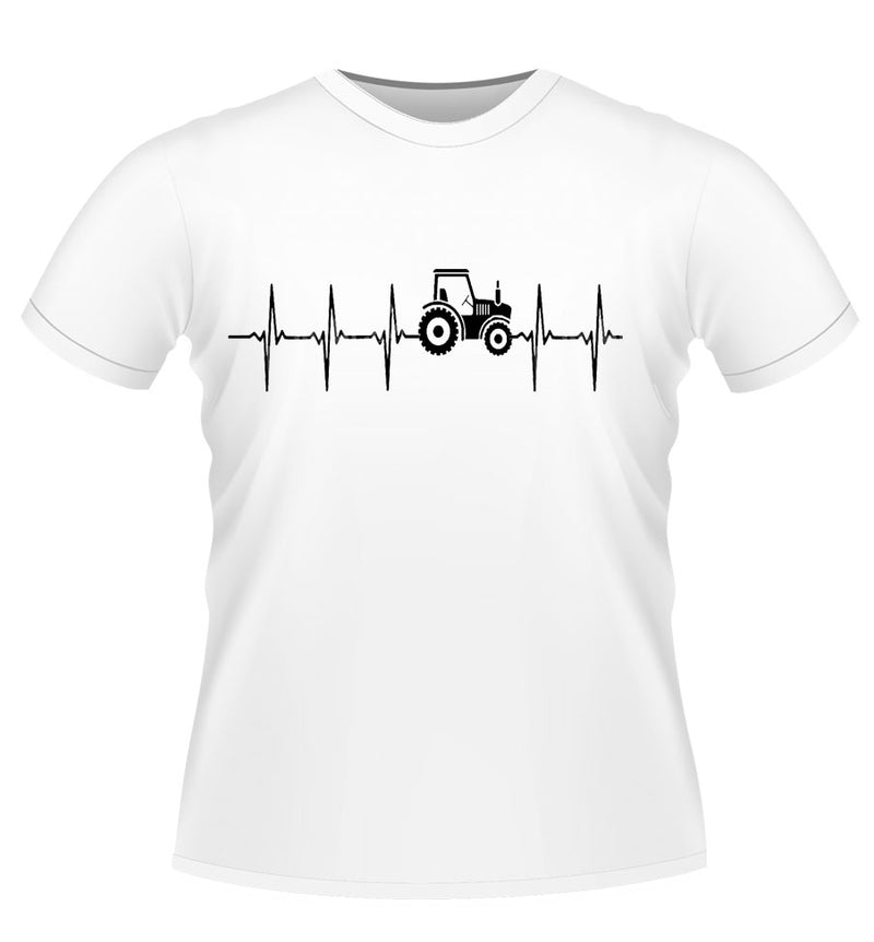 Tractor Heartbeat Funny Tshirt