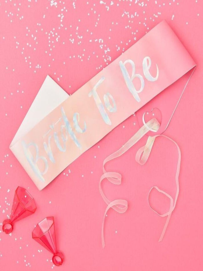 Bride to Be Bride Tribe Hen Party Sash