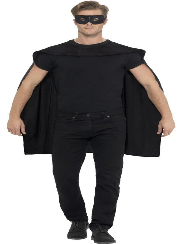 Cape  Black, with Eye mask