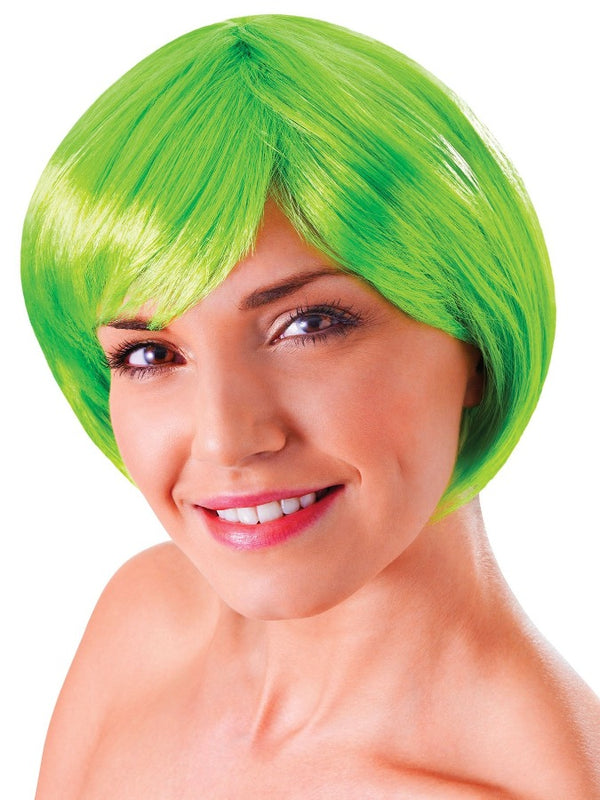 Flirty Flick Wig Neon Green