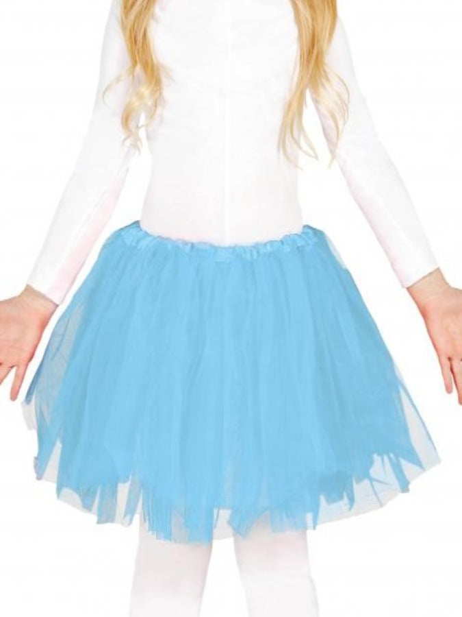 LIGHT BLUE TUTU 30 CMS Kids Size