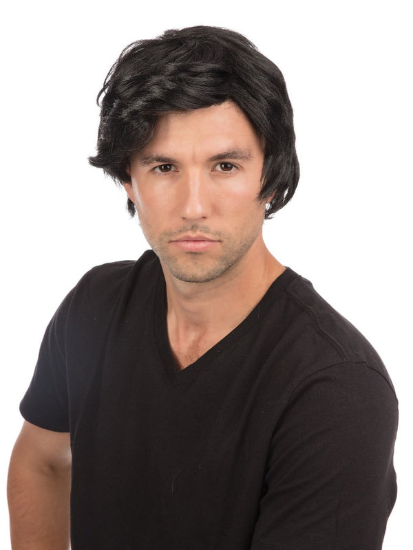 Men’s Wig Side Parting Black