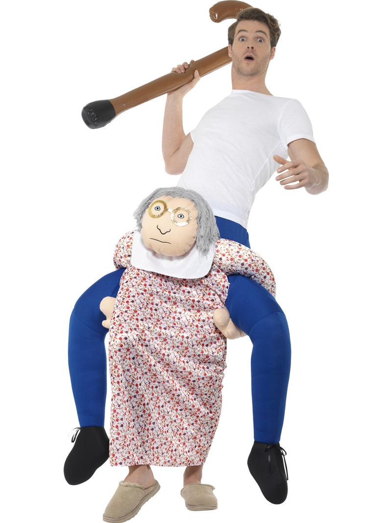 Piggy Back Grandma Costume