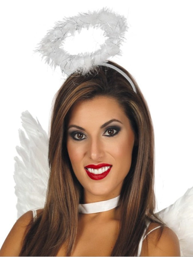 White Angel Feather Halo