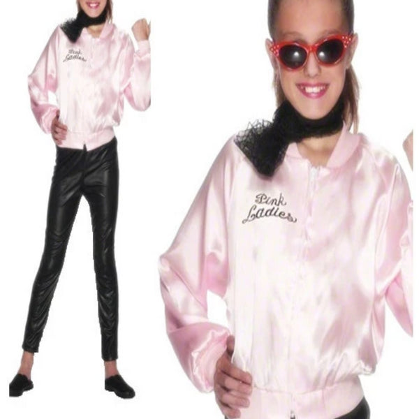 girls pink ladies jacket