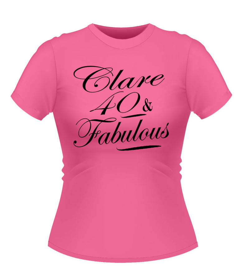 'Fabulous' Birthday Tshirt