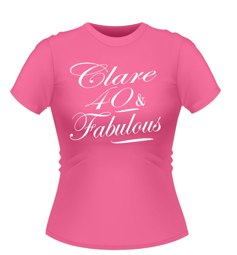 'Fabulous' Birthday Tshirt