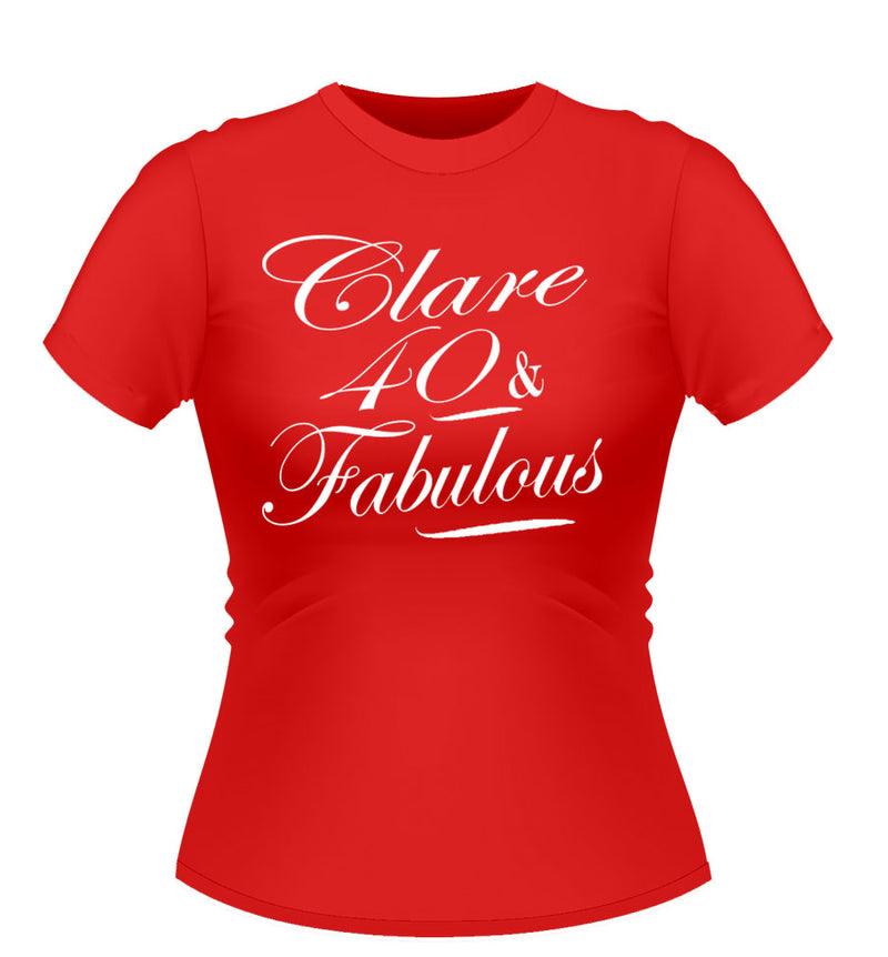 'Fabulous' Birthday Tshirt