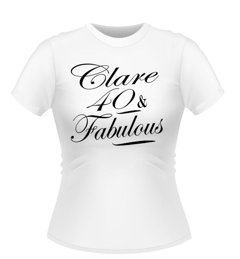 'Fabulous' Birthday Tshirt