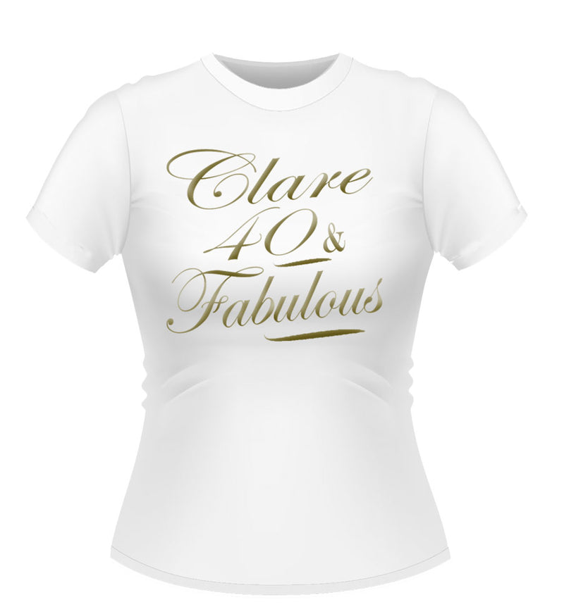 'Fabulous' Birthday Tshirt