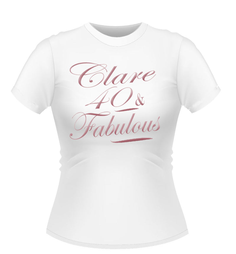 'Fabulous' Birthday Tshirt